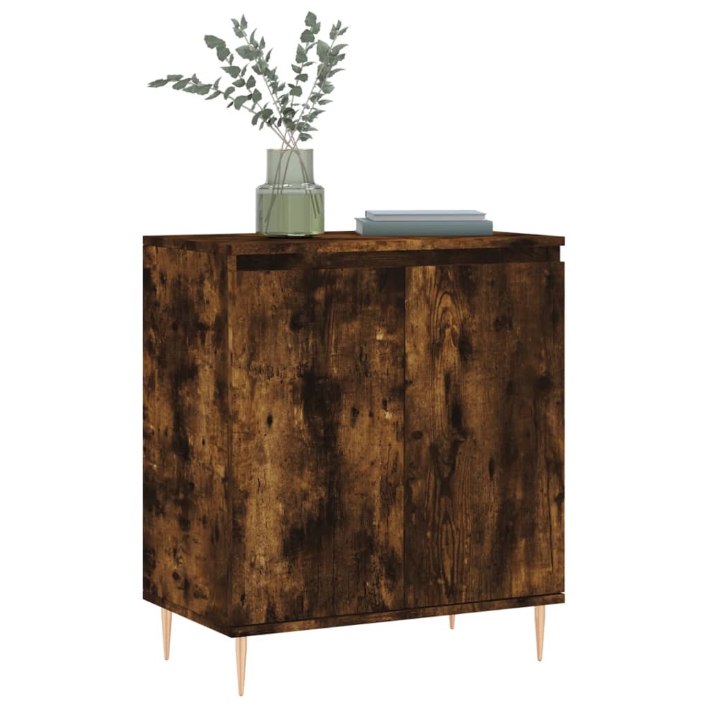 Credenza Rovere Fumo 60x35x70 cm in Legno Multistrato - homemem39