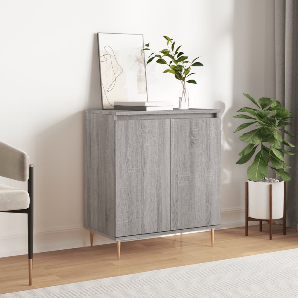 Credenza Grigio Sonoma 60x35x70 cm in Legno Multistrato - homemem39