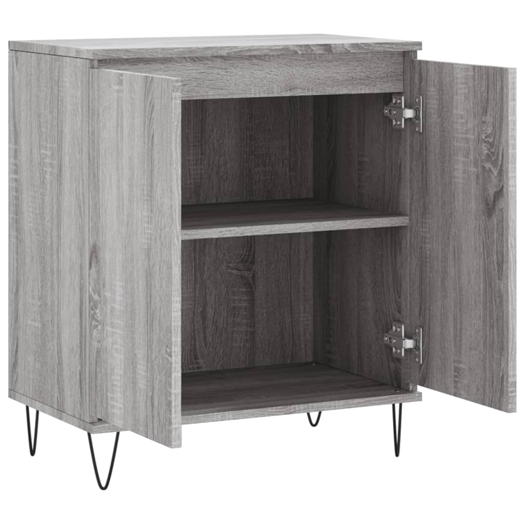 Credenza Grigio Sonoma 60x35x70 cm in Legno Multistrato - homemem39