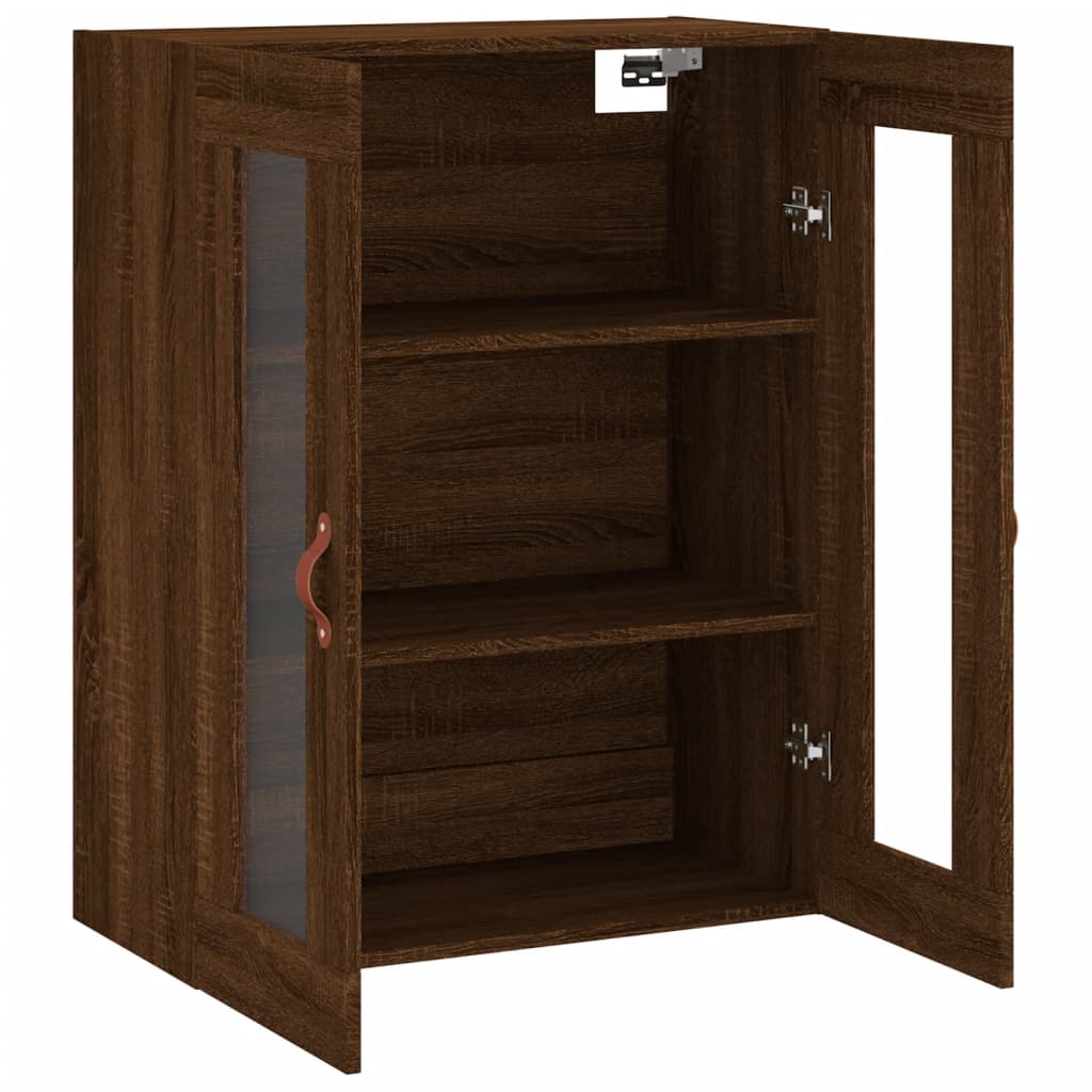 Mobile a Parete Rovere Marrone 69,5x34x90 cm - homemem39