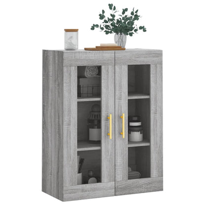 Mobile a Parete Grigio Sonoma 69,5x34x90 cm - homemem39