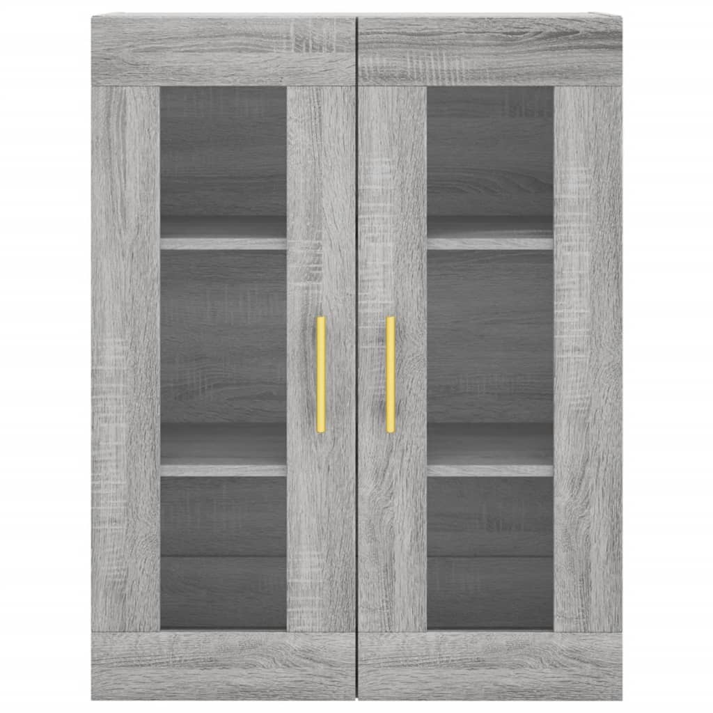 Mobile a Parete Grigio Sonoma 69,5x34x90 cm - homemem39