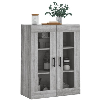 Mobile a Parete Grigio Sonoma 69,5x34x90 cm - homemem39