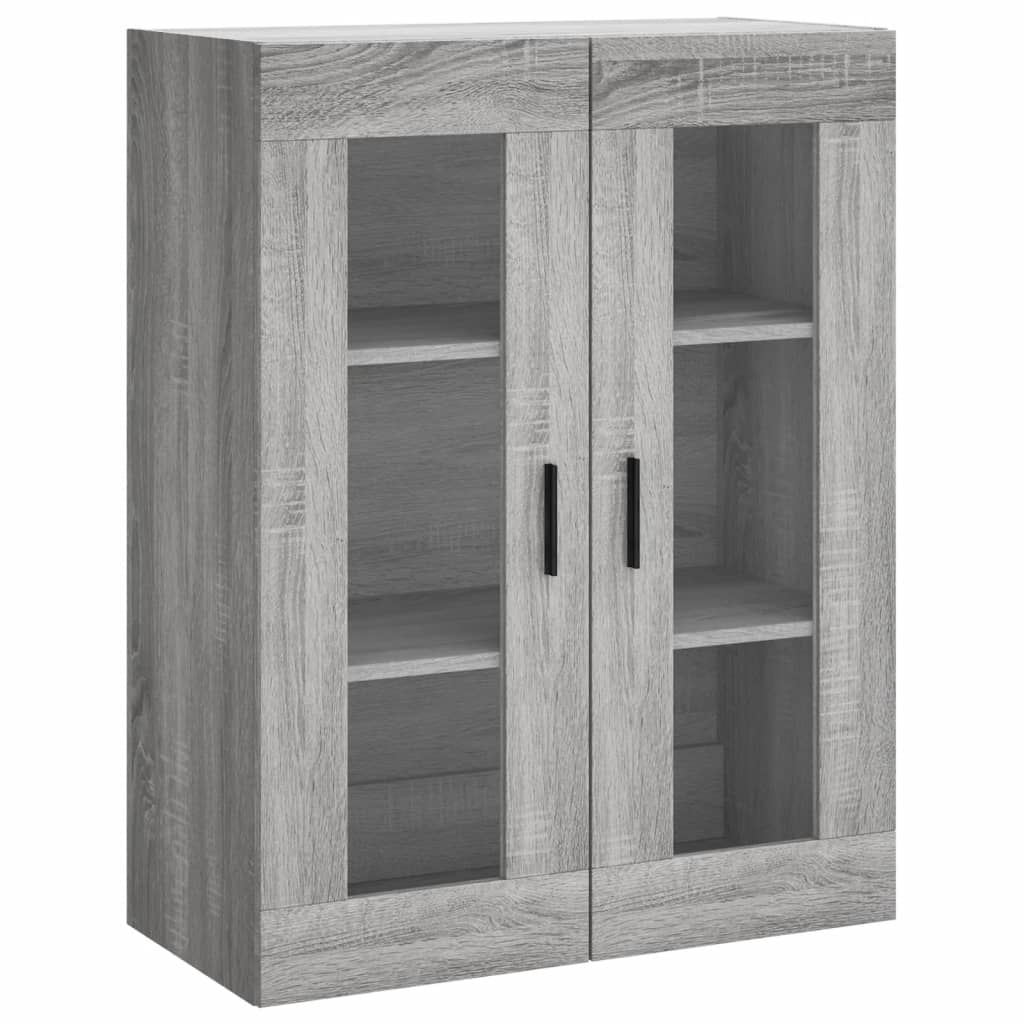 Mobile a Parete Grigio Sonoma 69,5x34x90 cm - homemem39