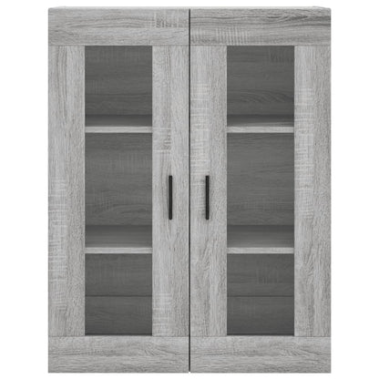 Mobile a Parete Grigio Sonoma 69,5x34x90 cm - homemem39