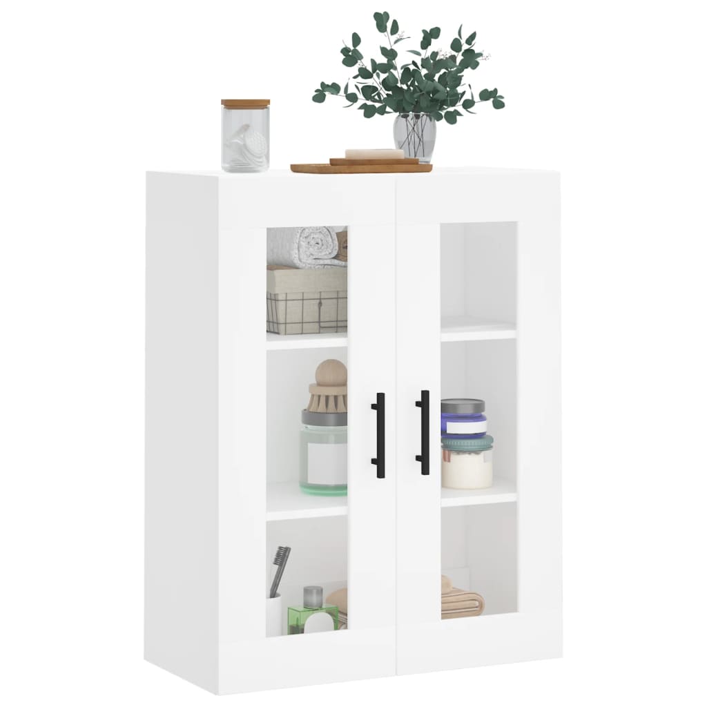 Mobile a Parete Bianco 69,5x34x90 cm - homemem39