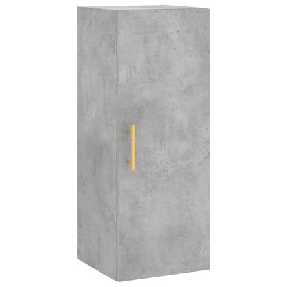 Mobile a Parete Grigio Cemento 34,5x34x90 cm - homemem39