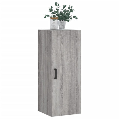 Mobile a Parete Grigio Sonoma 34,5x34x90 cm - homemem39