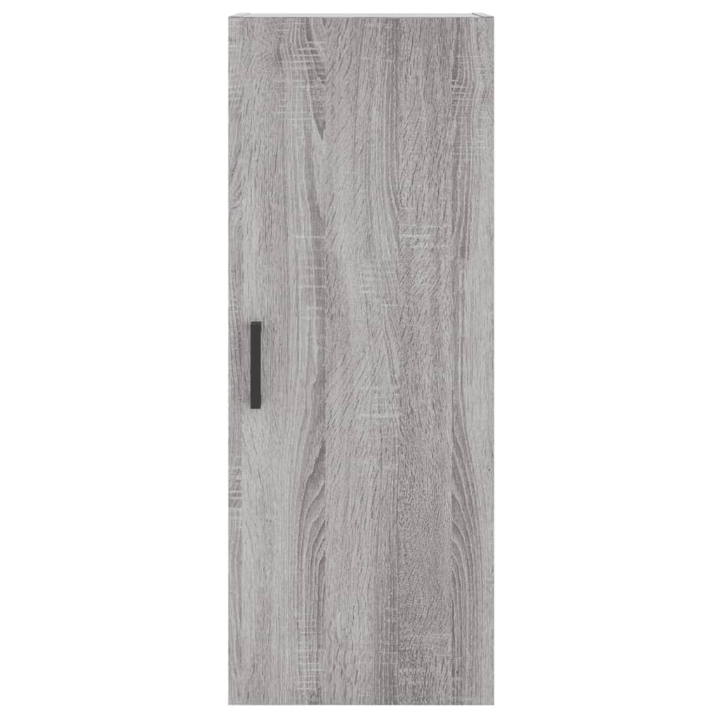 Mobile a Parete Grigio Sonoma 34,5x34x90 cm - homemem39