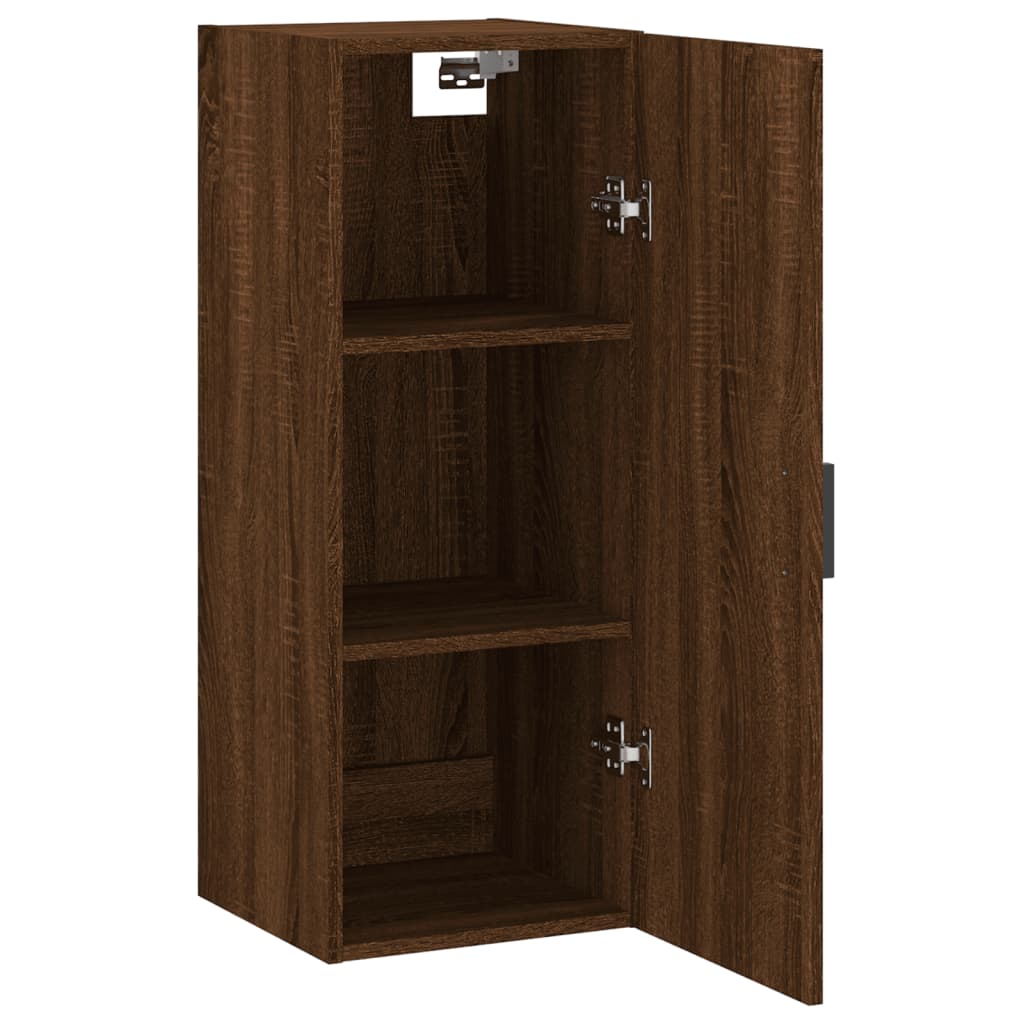 Mobile a Parete Rovere Marrone 34,5x34x90 cm - homemem39