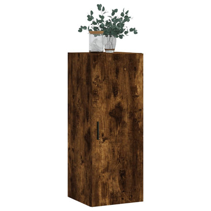 Mobile a Parete Rovere Fumo 34,5x34x90 cm - homemem39