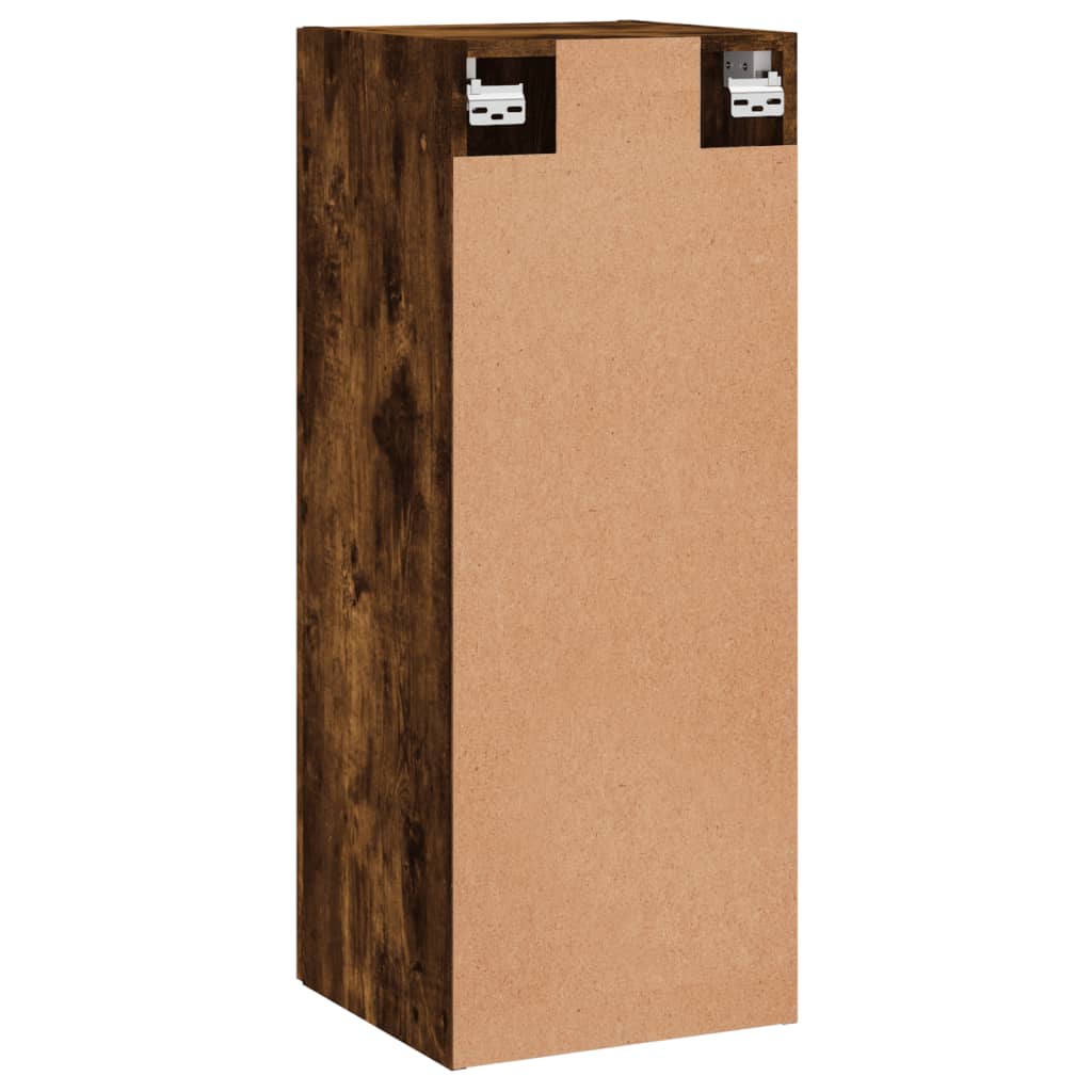 Mobile a Parete Rovere Fumo 34,5x34x90 cm - homemem39