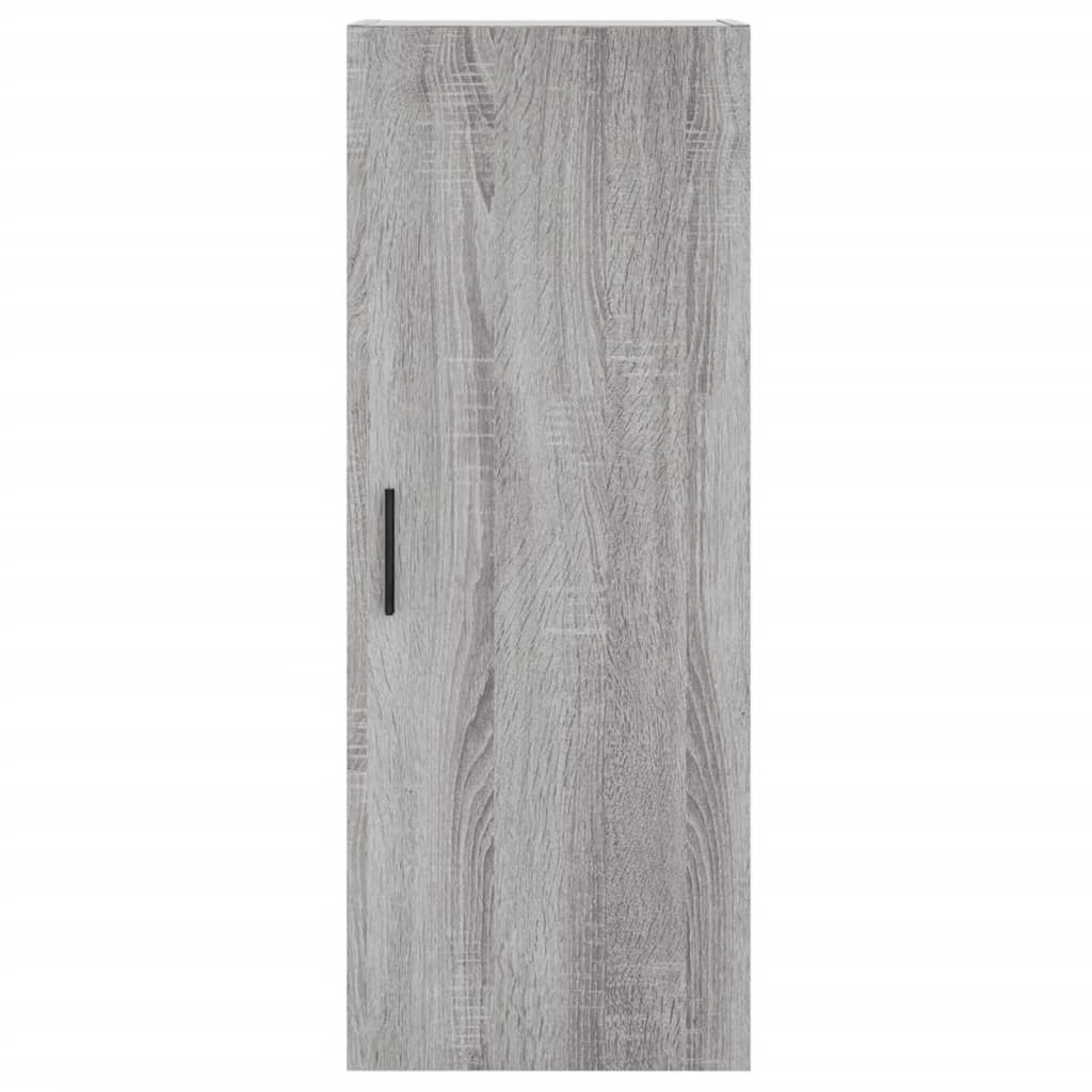 Mobile a Parete Grigio Sonoma 34,5x34x90 cm - homemem39