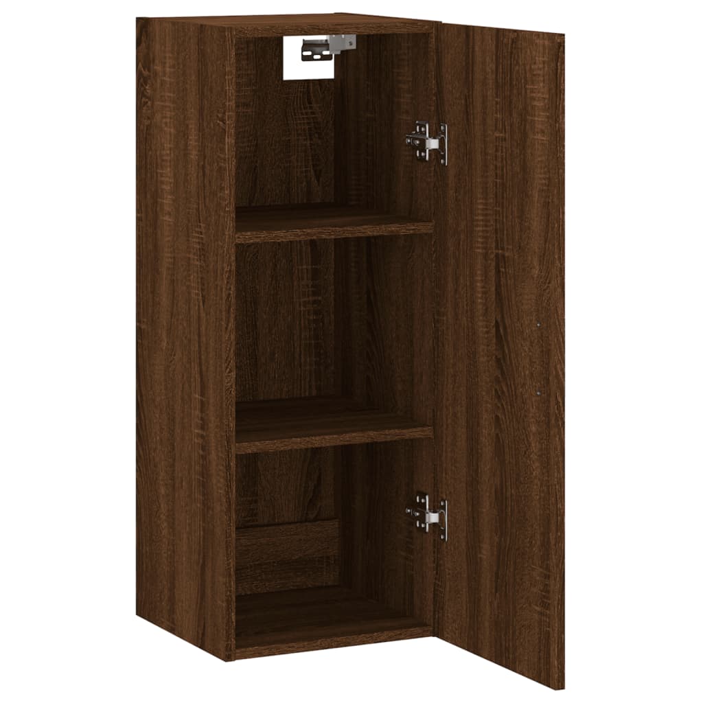 Mobile a Parete Rovere Marrone 34,5x34x90 cm - homemem39