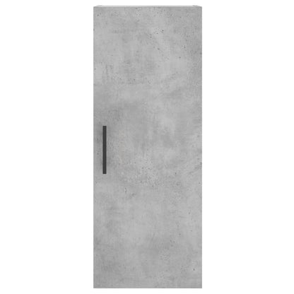 Mobile a Parete Grigio Cemento 34,5x34x90 cm - homemem39