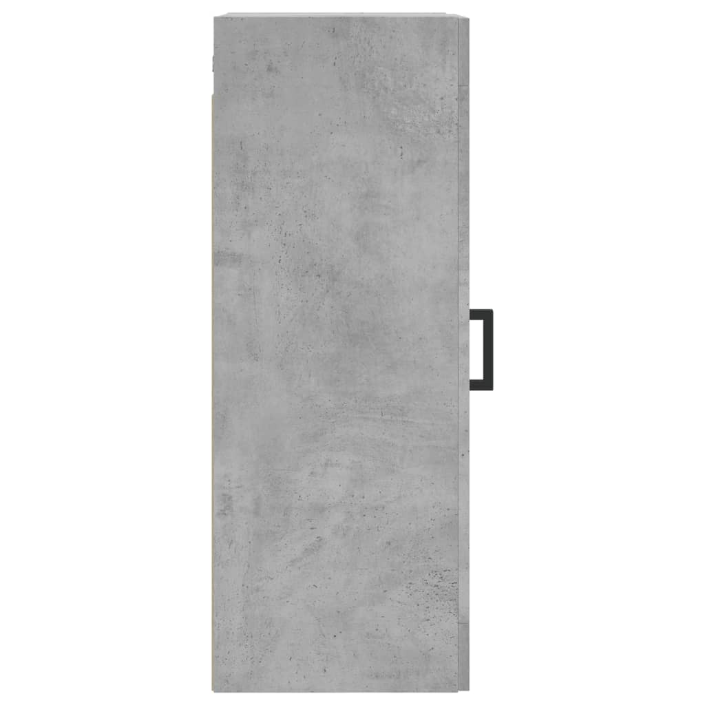 Mobile a Parete Grigio Cemento 34,5x34x90 cm - homemem39