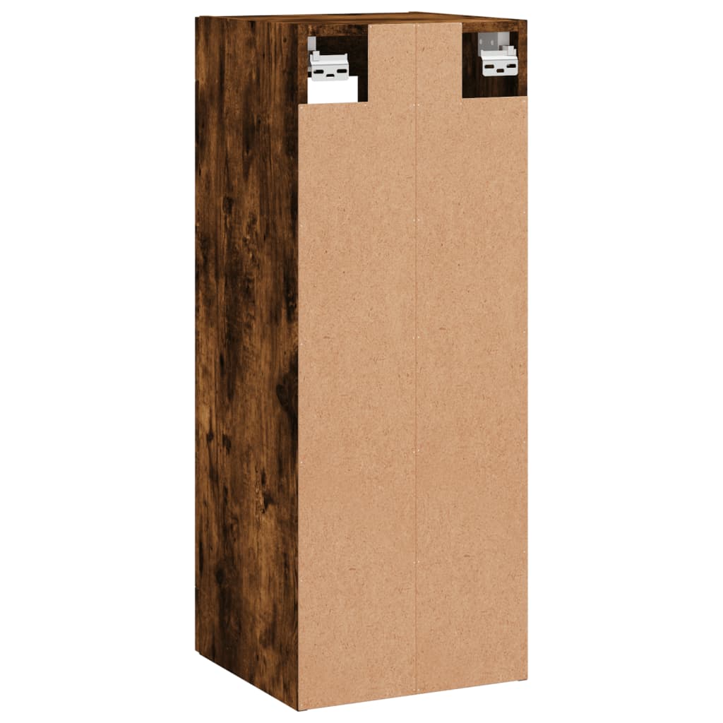 Mobile a Parete Rovere Fumo 34,5x34x90 cm - homemem39