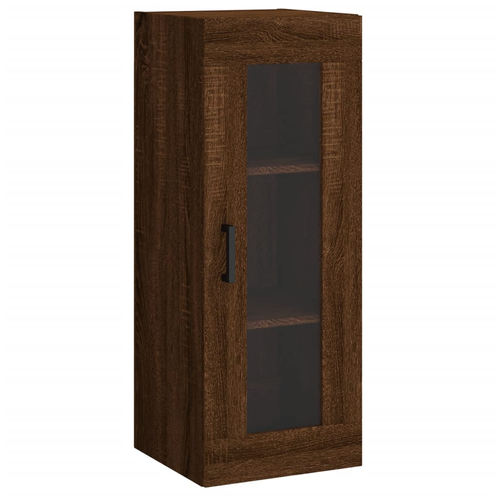 Mobile a Parete Rovere Marrone 34,5x34x90 cm - homemem39