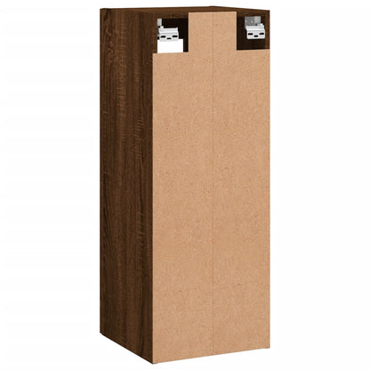 Mobile a Parete Rovere Marrone 34,5x34x90 cm - homemem39