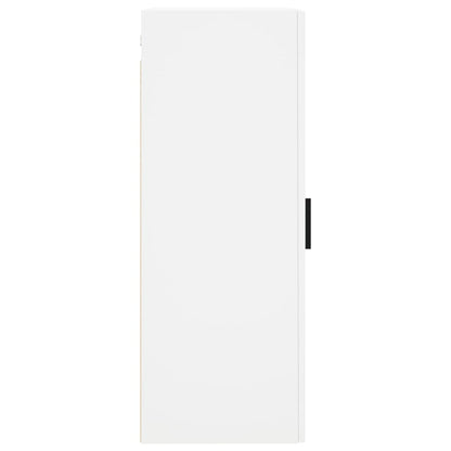 Mobile a Parete Bianco 34,5x34x90 cm - homemem39