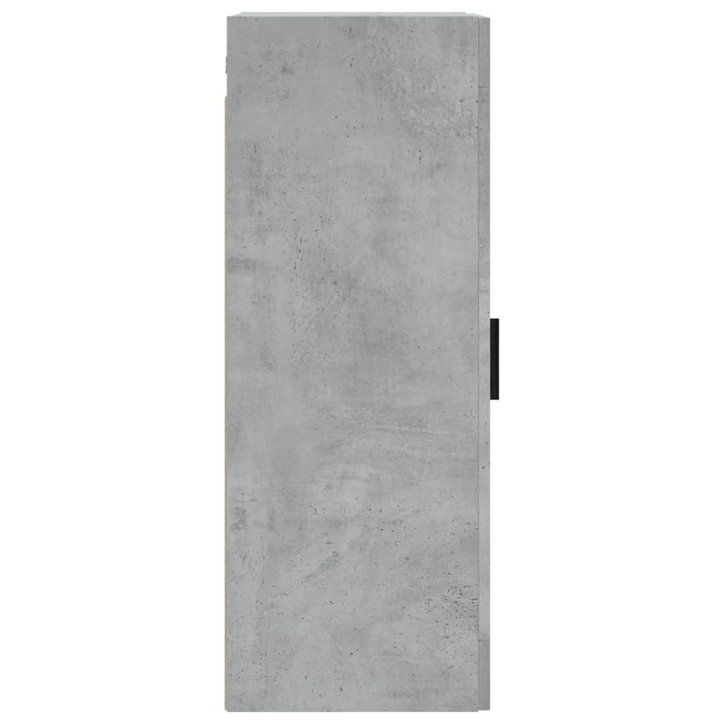 Mobile a Parete Grigio Cemento 34,5x34x90 cm - homemem39