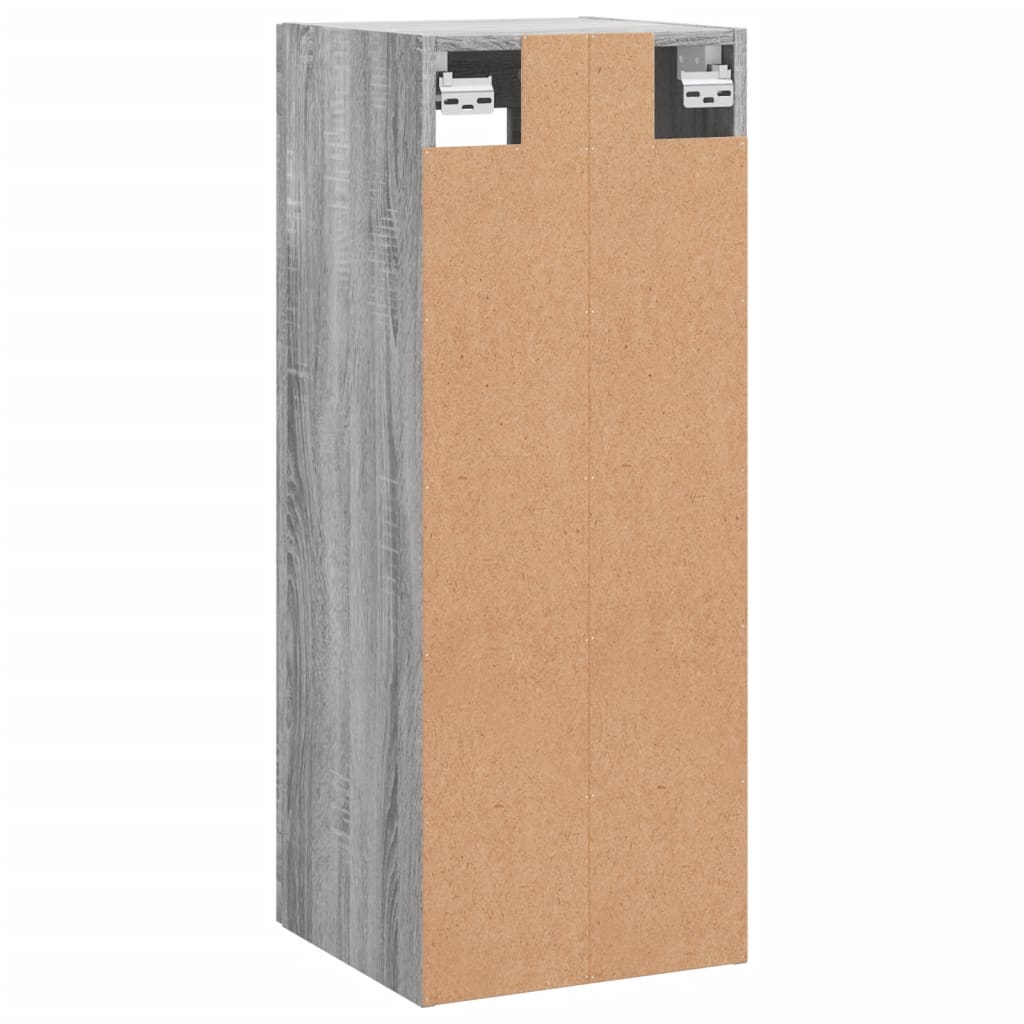 Mobile a Parete Grigio Sonoma 34,5x34x90 cm - homemem39