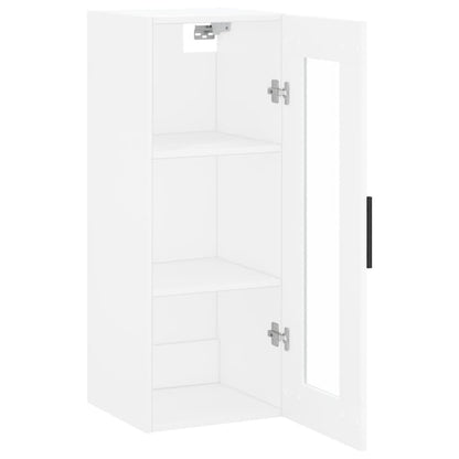 Mobile a Parete Bianco 34,5x34x90 cm - homemem39