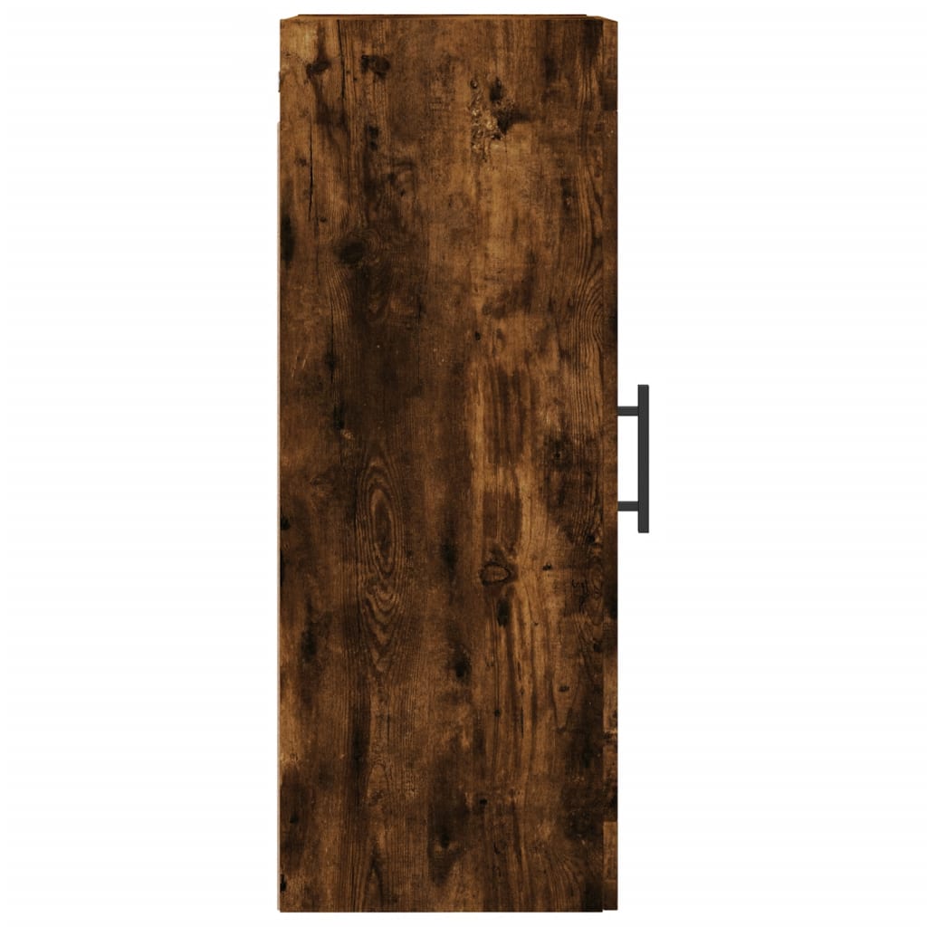 Mobile a Parete Rovere Fumo 34,5x34x90 cm - homemem39