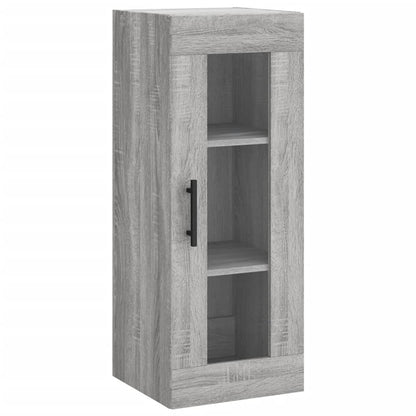 Mobile a Parete Grigio Sonoma 34,5x34x90 cm - homemem39