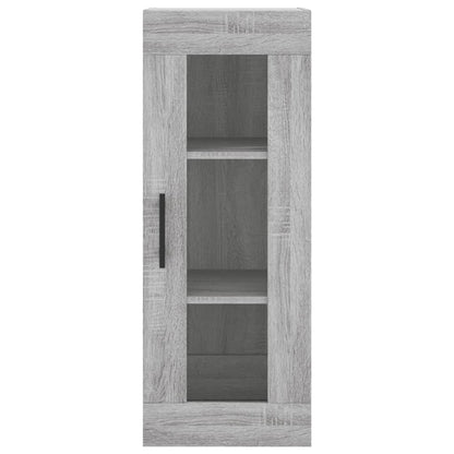 Mobile a Parete Grigio Sonoma 34,5x34x90 cm - homemem39