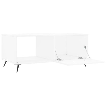 Tavolino da Salotto Bianco 90x50x40 cm in Legno Multistrato - homemem39