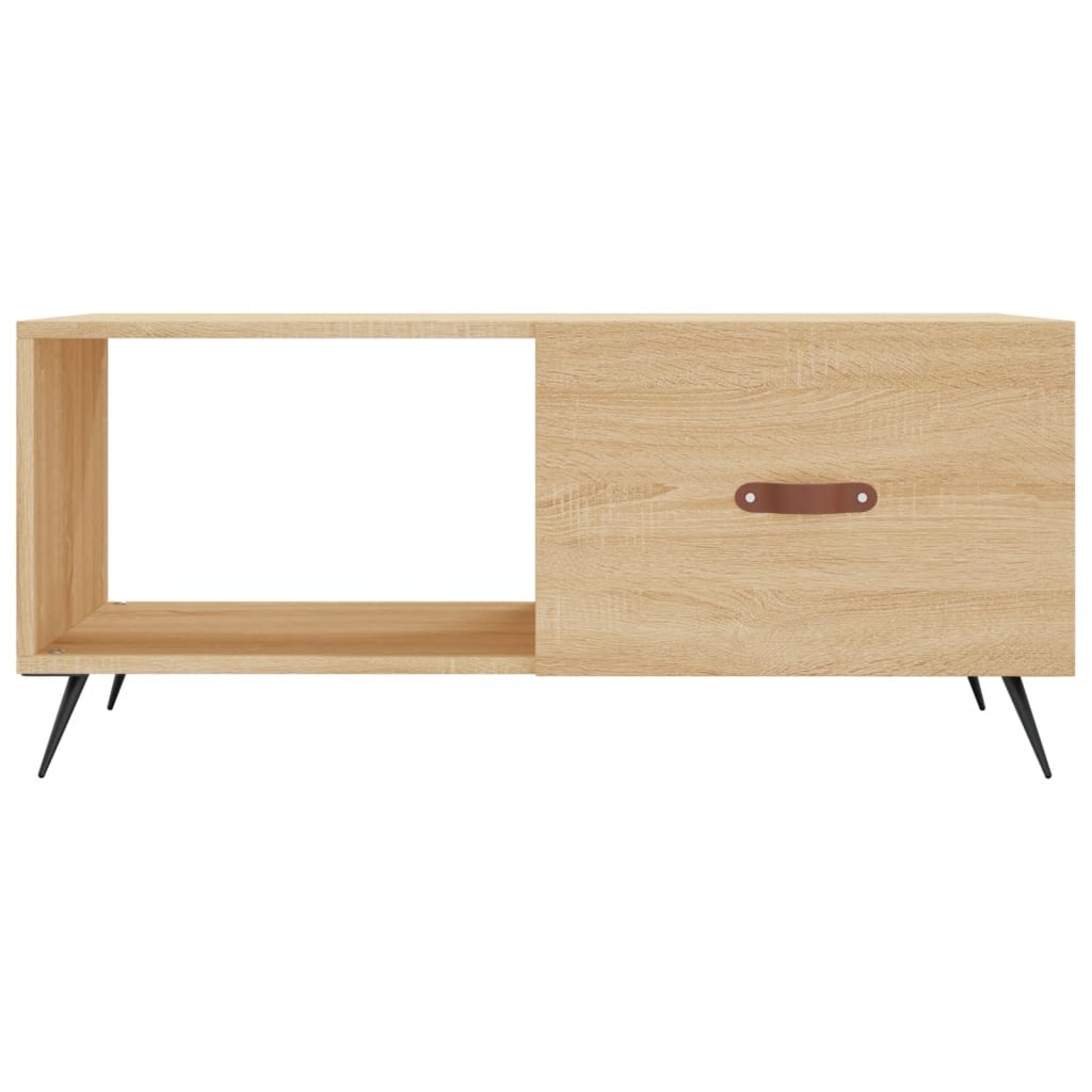 Tavolino da Salotto Rovere Sonoma 90x50x40 cm Legno Multistrato - homemem39