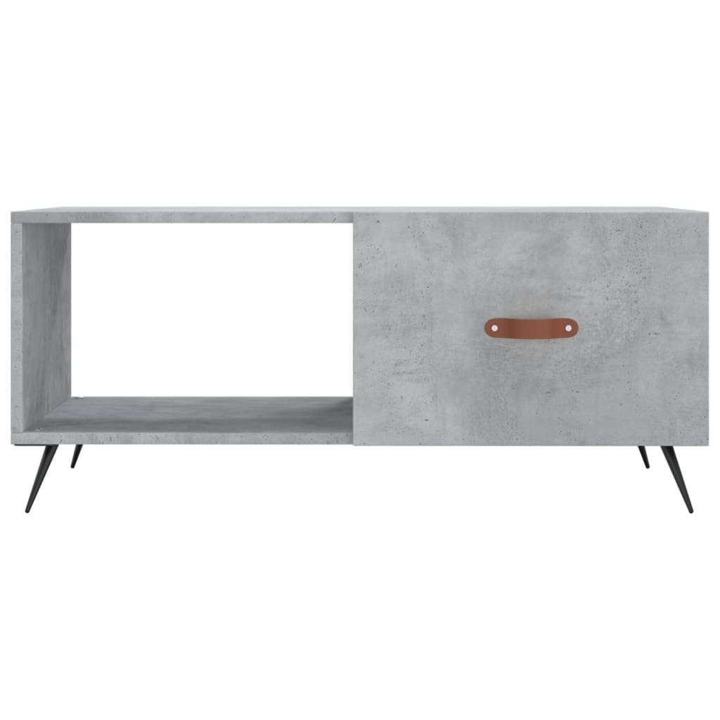 Tavolino da Salotto Grigio Cemento 90x50x40cm Legno Multistrato - homemem39