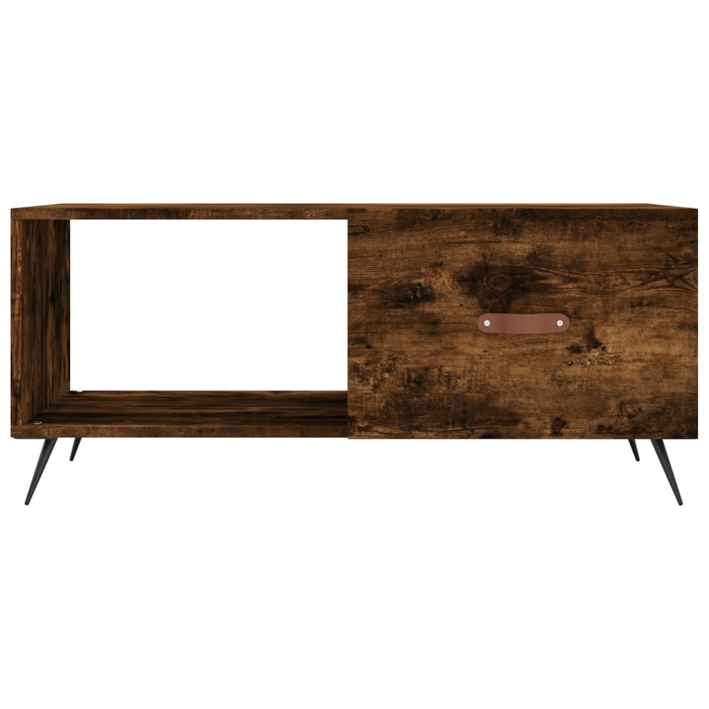 Tavolino da Salotto Rovere Fumo 90x50x40cm in Legno Multistrato - homemem39