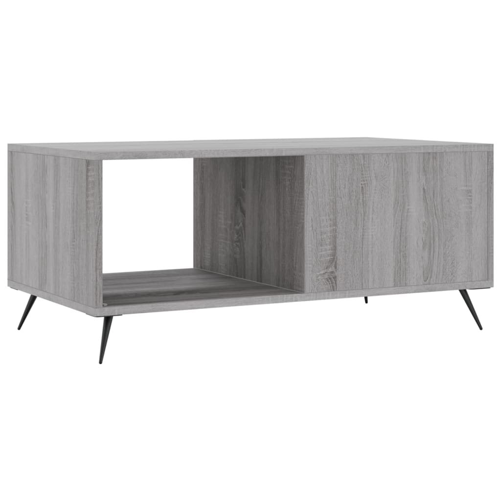 Tavolino da Salotto Grigio Sonoma 90x50x40 cm Legno Multistrato - homemem39