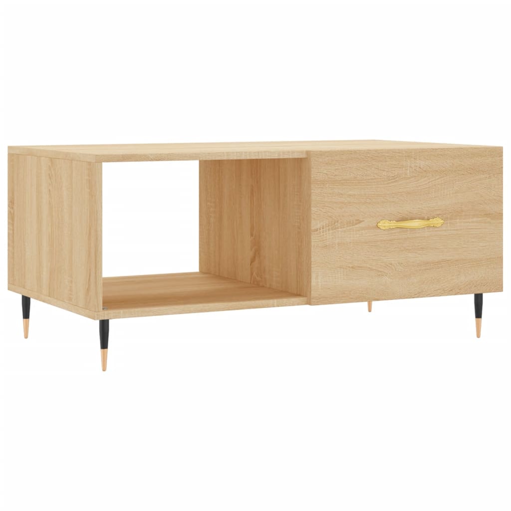 Tavolino da Salotto Rovere Sonoma 90x50x40 cm Legno Multistrato - homemem39