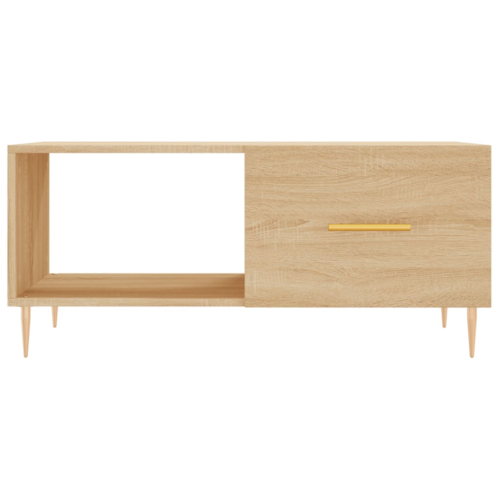 Tavolino da Salotto Rovere Sonoma 90x50x40 cm Legno Multistrato - homemem39