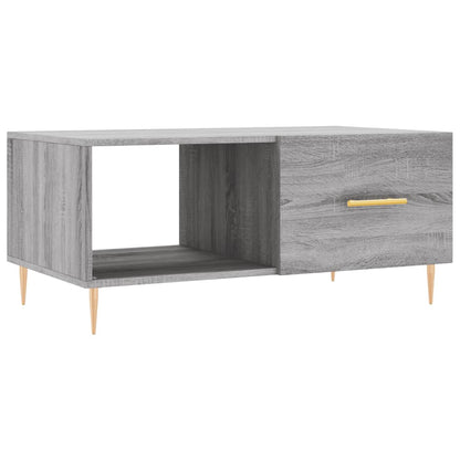 Tavolino da Salotto Grigio Sonoma 90x50x40 cm Legno Multistrato - homemem39