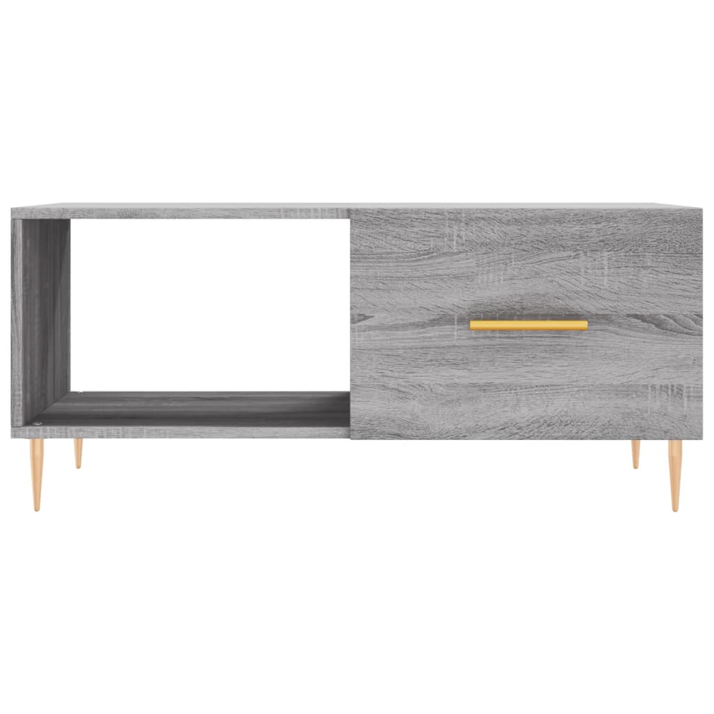 Tavolino da Salotto Grigio Sonoma 90x50x40 cm Legno Multistrato - homemem39