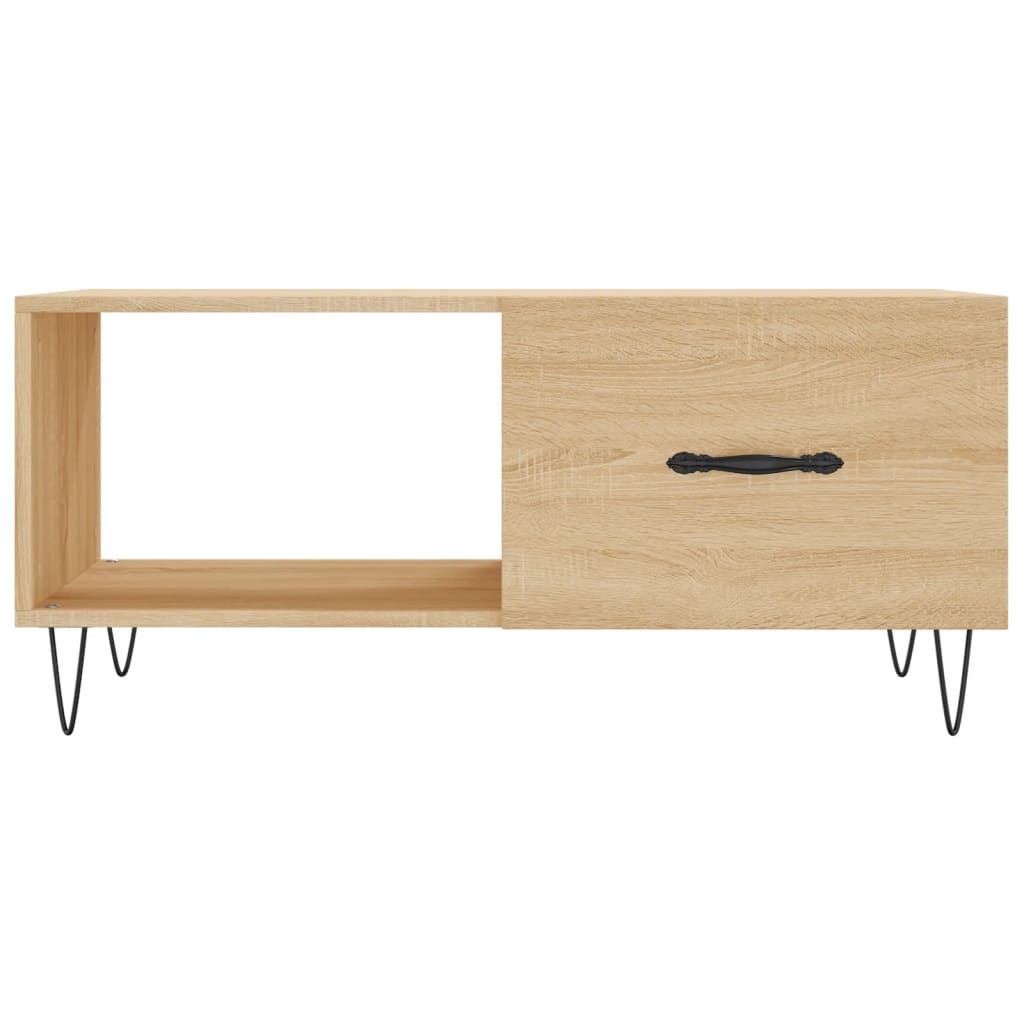 Tavolino da Salotto Rovere Sonoma 90x50x40 cm Legno Multistrato - homemem39