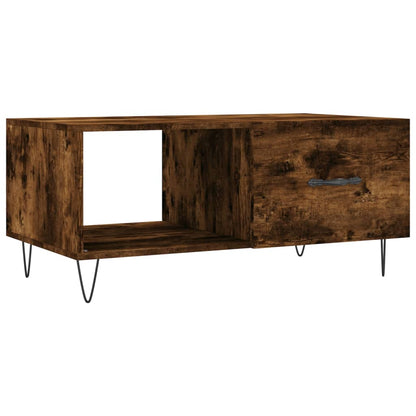 Tavolino da Salotto Rovere Fumo 90x50x40cm in Legno Multistrato - homemem39