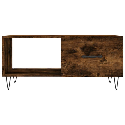 Tavolino da Salotto Rovere Fumo 90x50x40cm in Legno Multistrato - homemem39