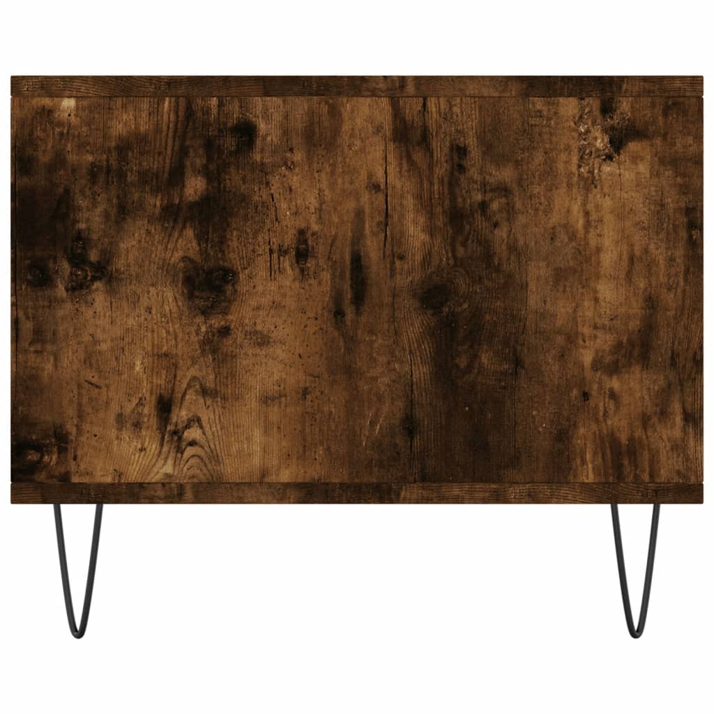 Tavolino da Salotto Rovere Fumo 90x50x40cm in Legno Multistrato - homemem39