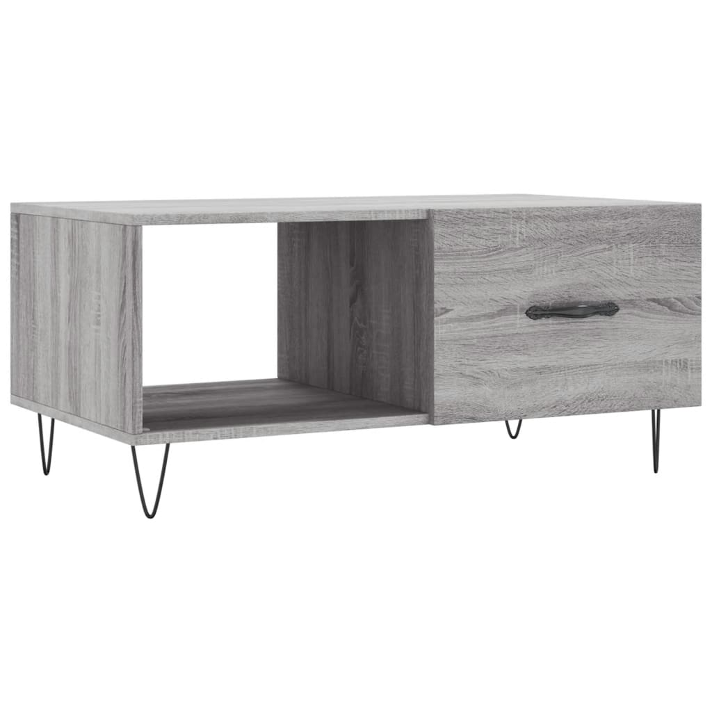 Tavolino da Salotto Grigio Sonoma 90x50x40 cm Legno Multistrato - homemem39