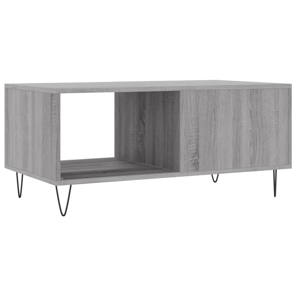 Tavolino da Salotto Grigio Sonoma 90x50x40 cm Legno Multistrato - homemem39