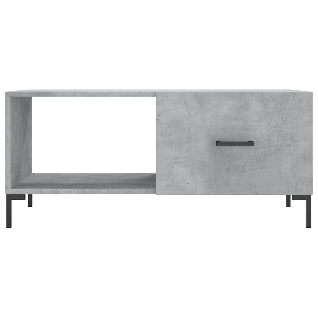 Tavolino da Salotto Grigio Cemento 90x50x40cm Legno Multistrato - homemem39