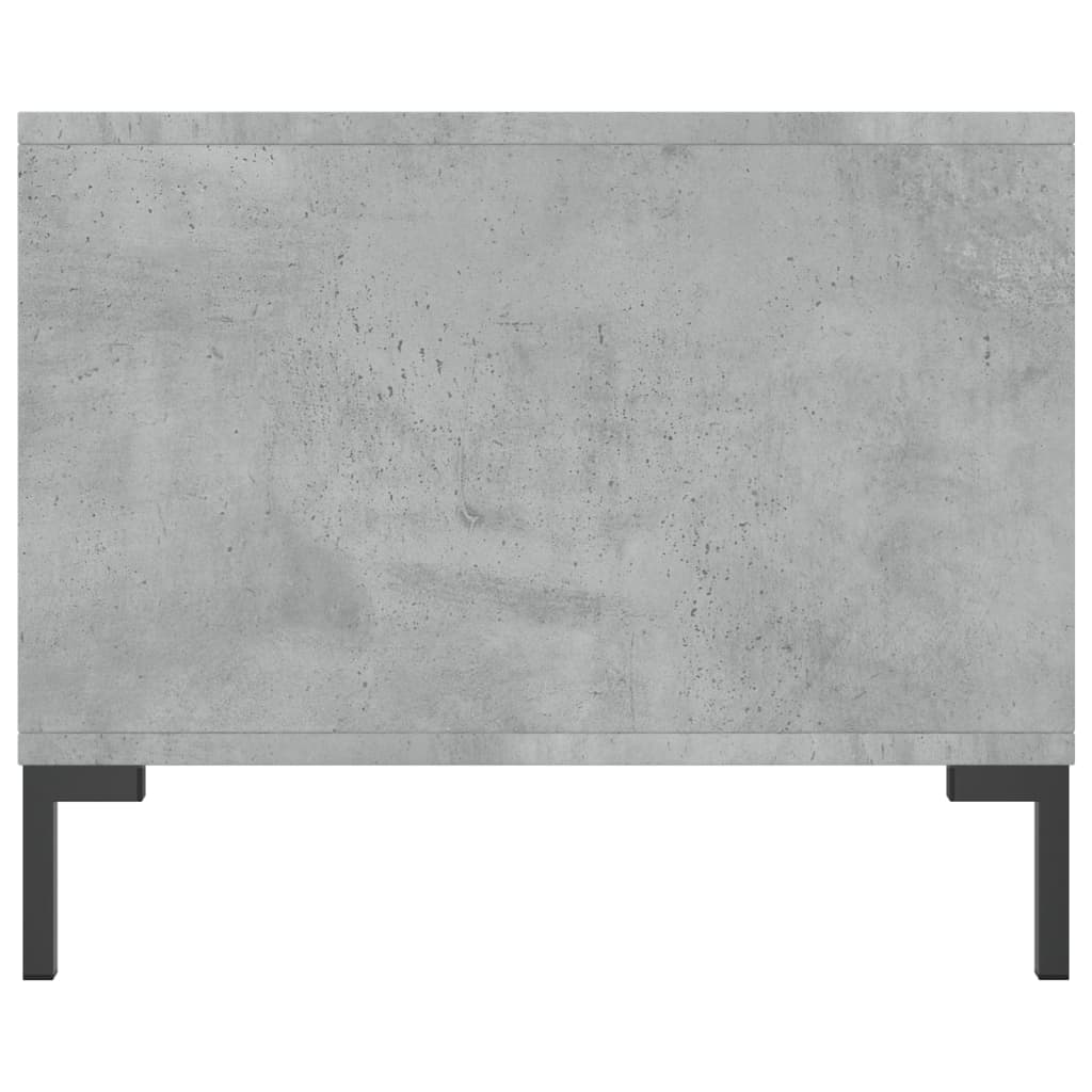 Tavolino da Salotto Grigio Cemento 90x50x40cm Legno Multistrato - homemem39