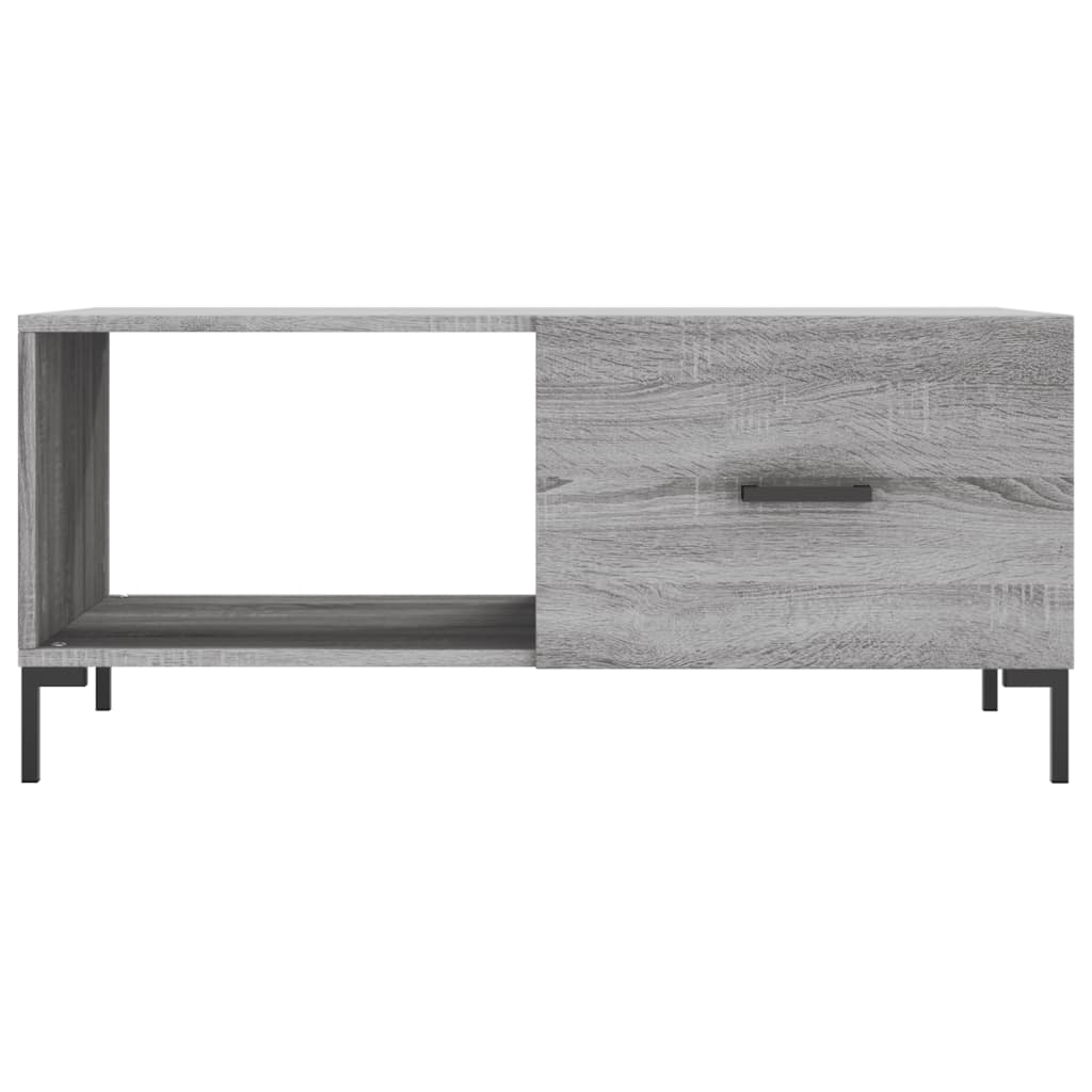 Tavolino da Salotto Grigio Sonoma 90x50x40 cm Legno Multistrato - homemem39