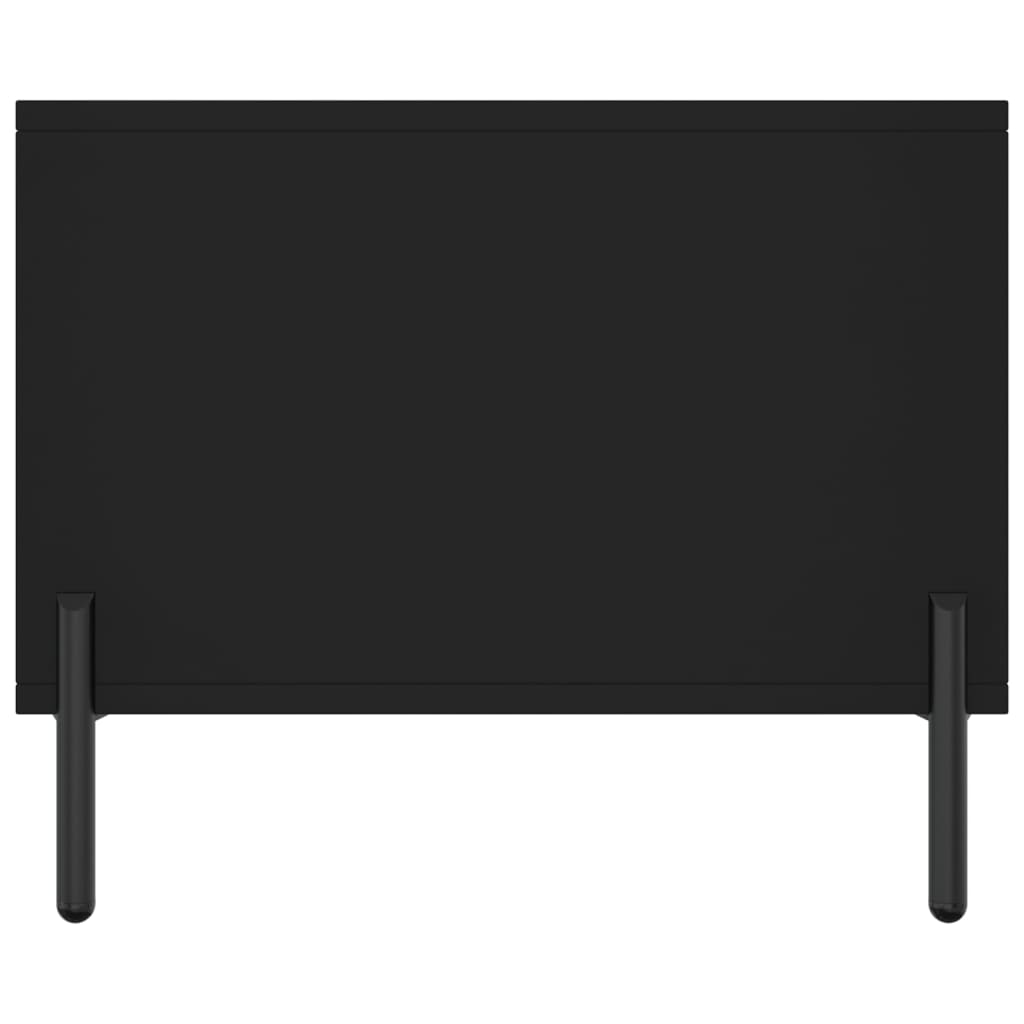 Tavolino da Salotto Nero 90x50x40 cm in Legno Multistrato - homemem39