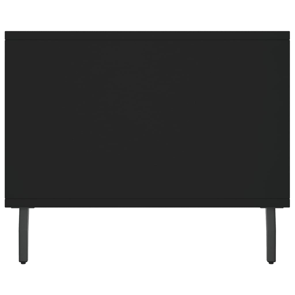 Tavolino da Salotto Nero 90x50x40 cm in Legno Multistrato - homemem39